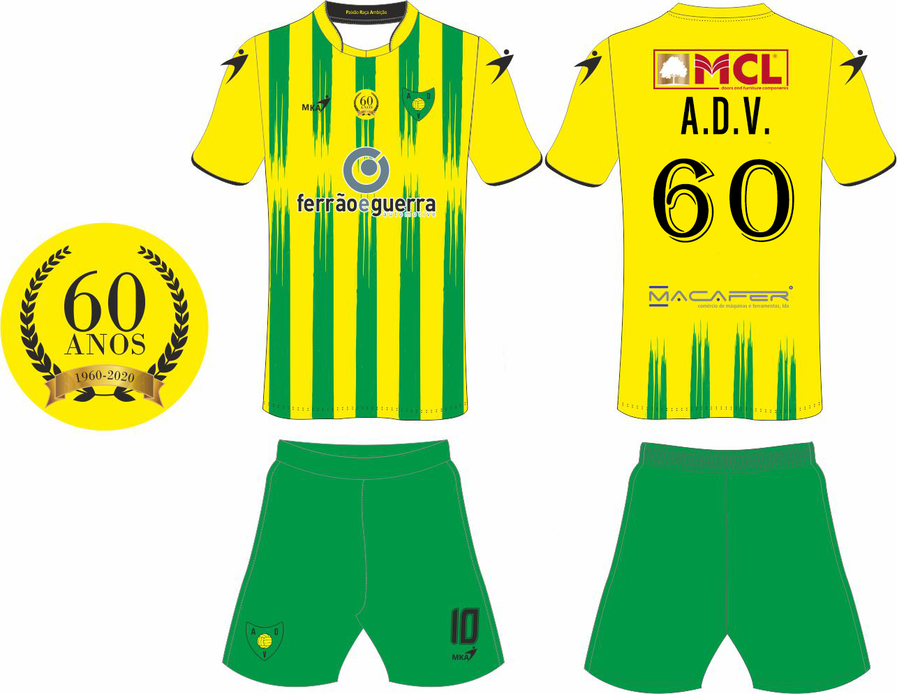Equipamento Comemorativo 60 anos